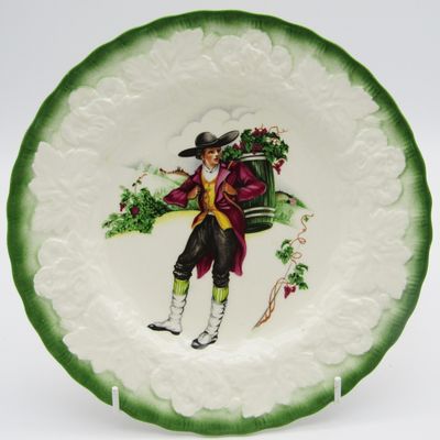Alfred Meakin French Costumes 18th Century porcelain plate