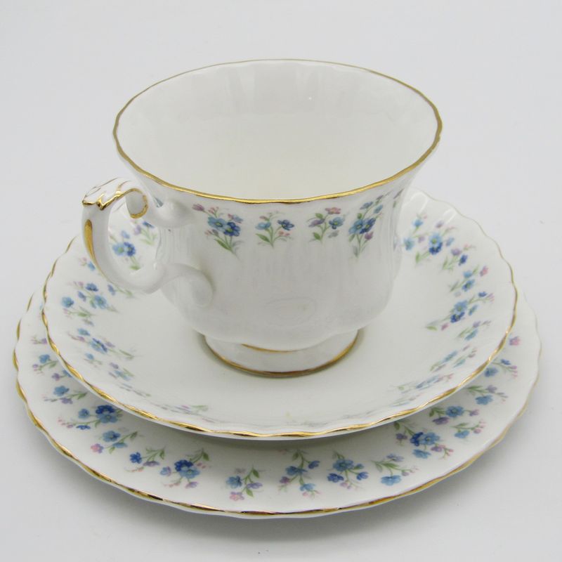 Vintage Royal Albert Memory lane porcelain Trio