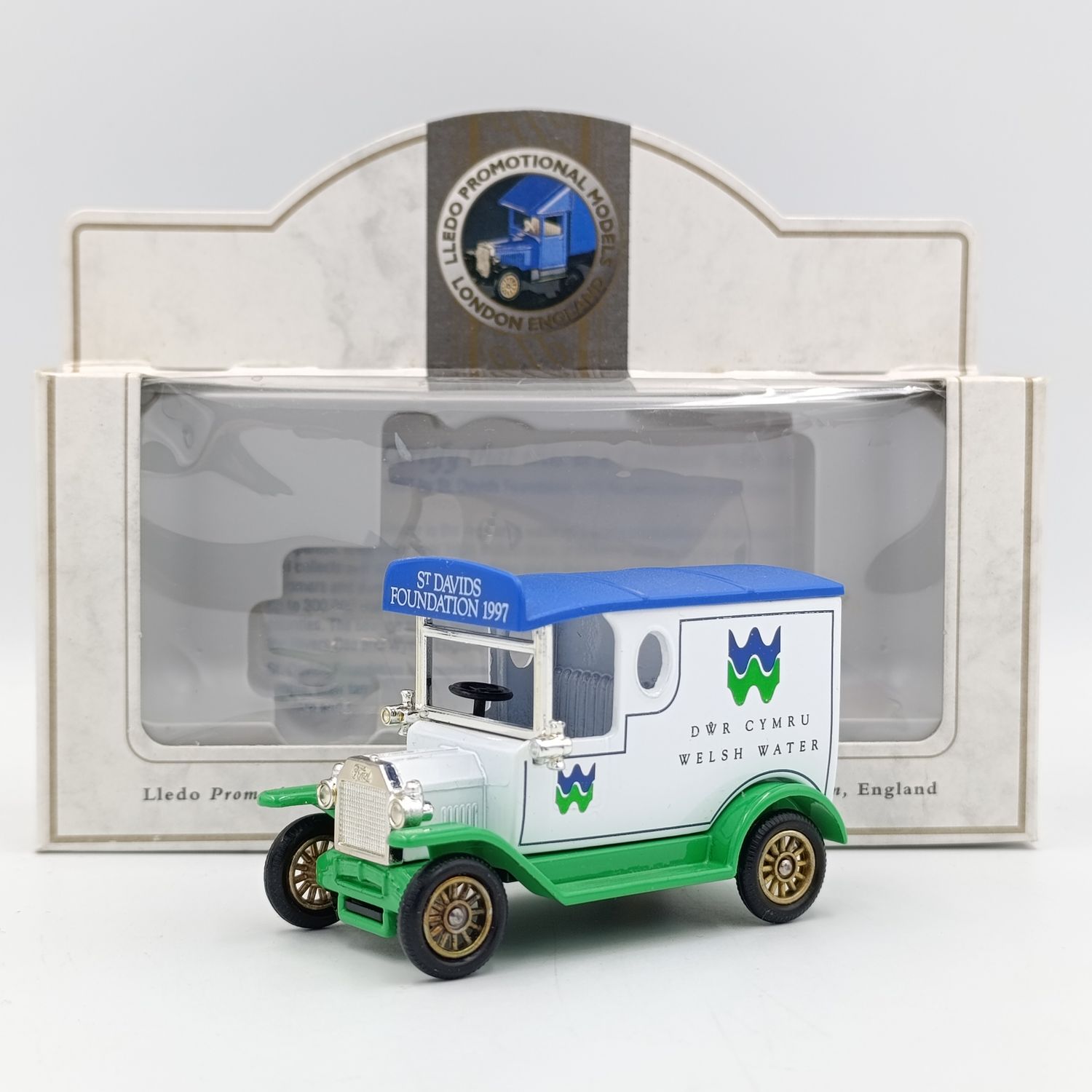 Lledo Ford Model T advertisement die-cast van - "DWR CYMRU" Welsh water" - in box