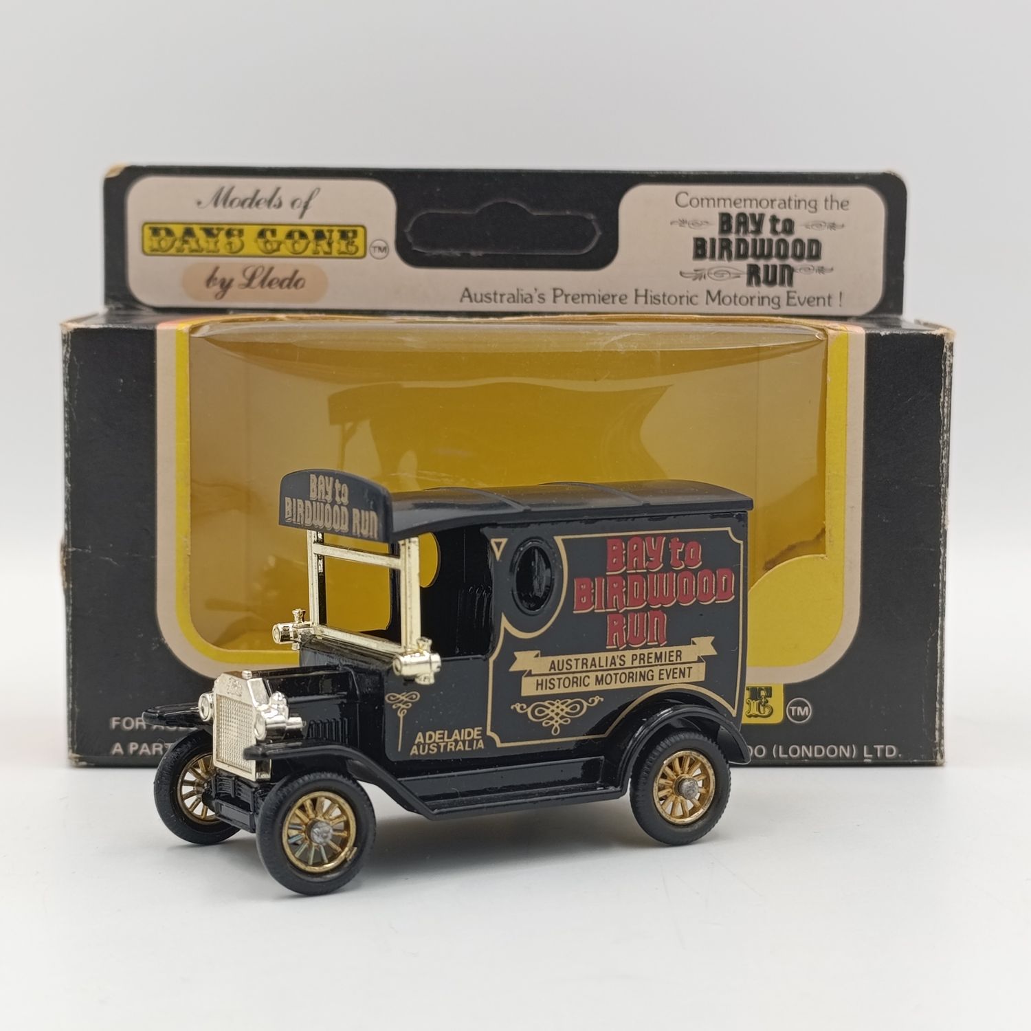 Lledo Ford Model T advertisement die-cast van - &quot;Bay to Birdwood&quot; - in box