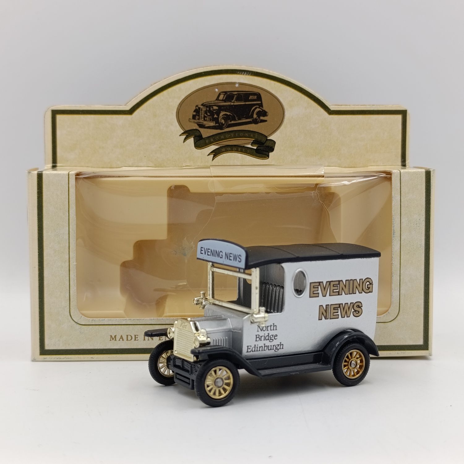 Lledo Ford Model T advertisement die-cast van - &quot;Evening News&quot; - in box