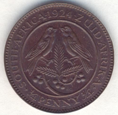 1924 SA Union farthing uncirculated