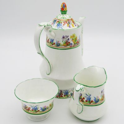 Paragon My Garden Porcelain Tea-set (4-Piece)