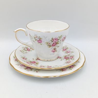 Vintage Duchess June Bouquet porcelain trio
