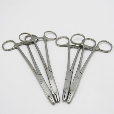 Lot of 4 brand new stainless steel surgical clamps - unused