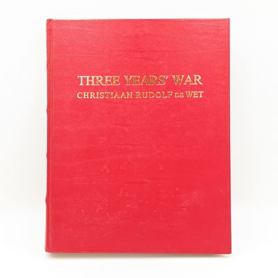 Three Year&#39;s War by Christiaan Rudolph de Wet - Scripta series