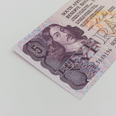 South Africa CL Stals only issue R5 notes uncirculated lot of 5