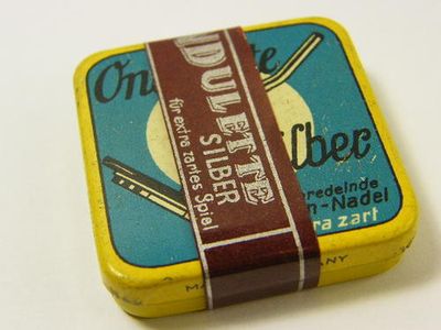 Gramophone needles Ondulette Silber sealed in box