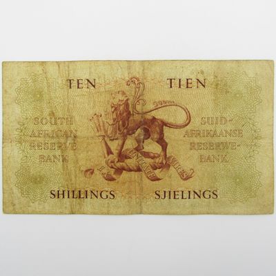 MH de Kock Ten Shillings 1957 - A/E - A139 - aVF