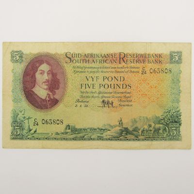 MH de Kock 5 pound 2-1-53 - C24 - aEF