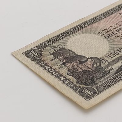 Postmus one pound 11 April 1938 - A68 - EF - middle fold plus few others