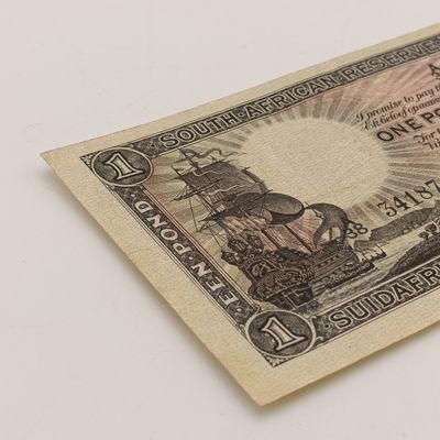 Postmus one pound 2 April 1934 - A38 - EF++ -  small margin top large margin bottom