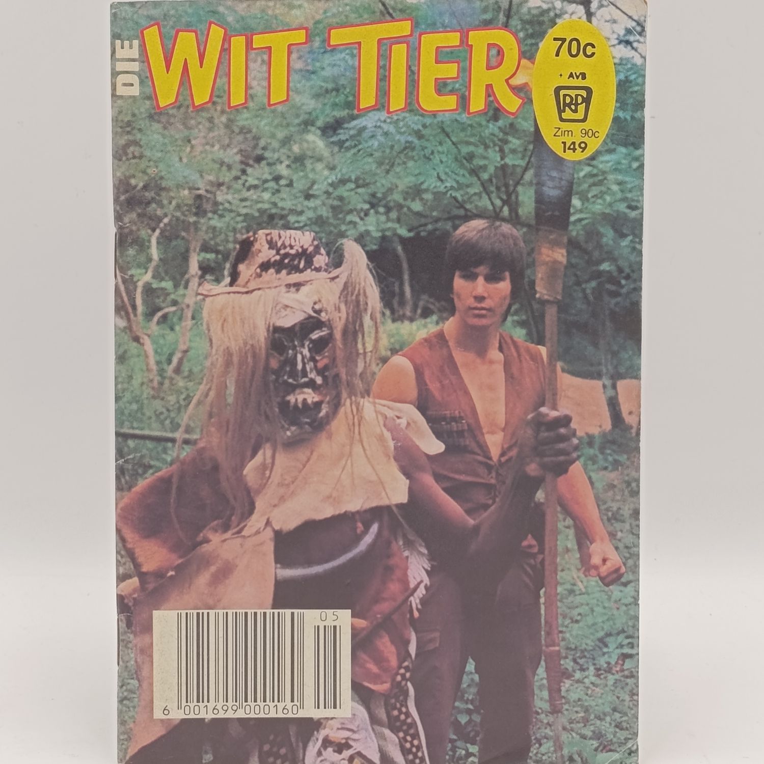 Die Wit Tier no 149 Afrikaans photo comic book