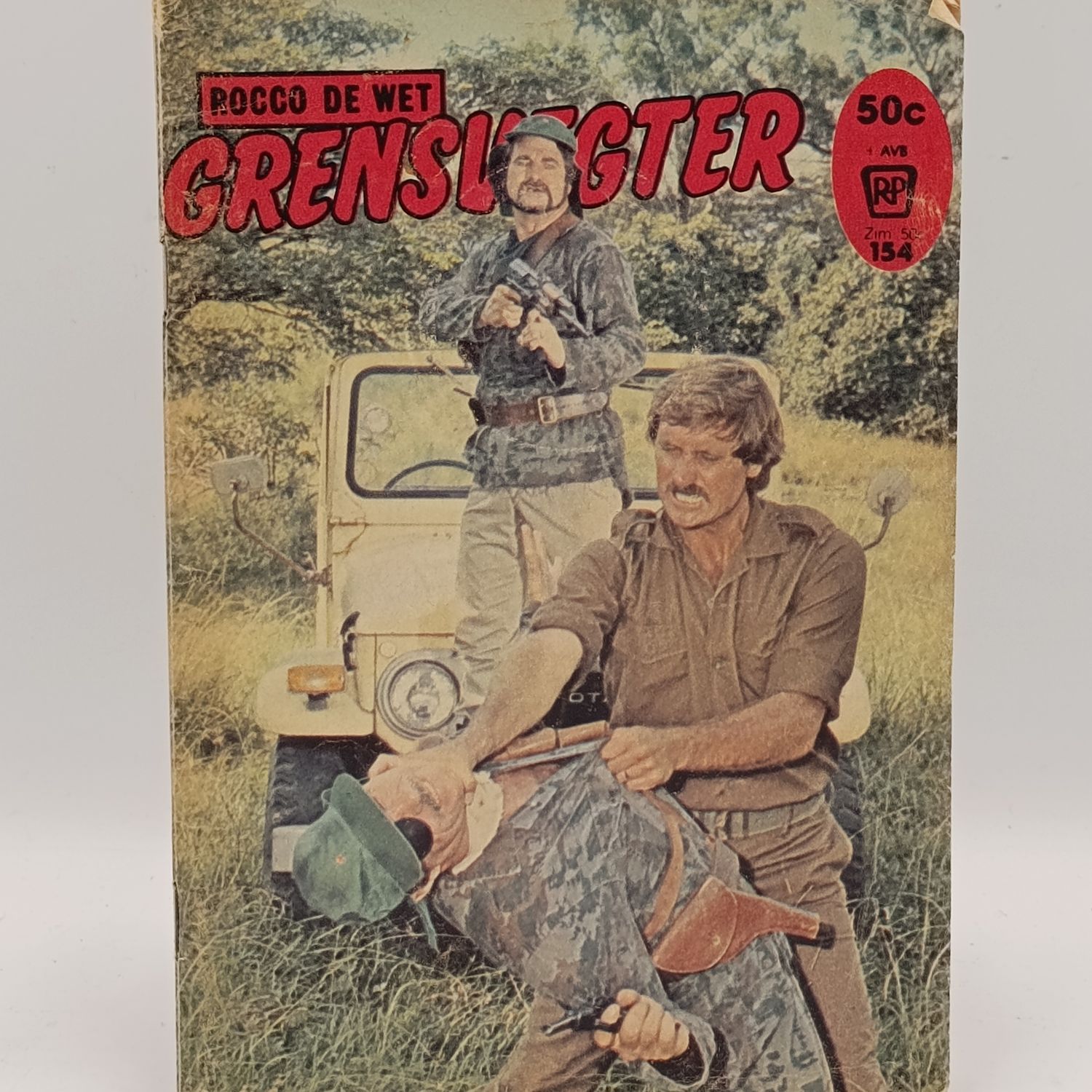 Rocco de Wet Grensvegter no 154 Afrikaans photo comic book