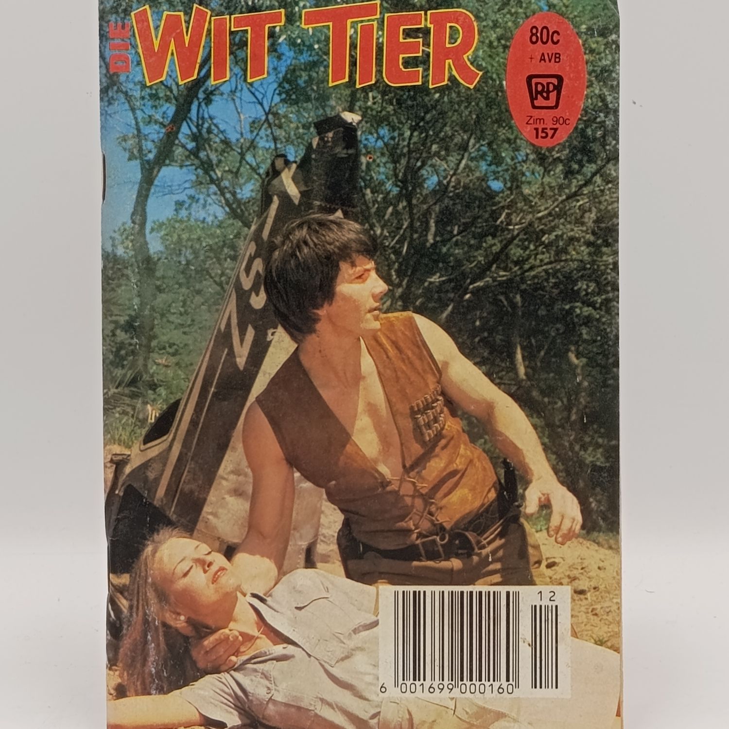 Die Wit Tier no 157 Afrikaans photo comic book