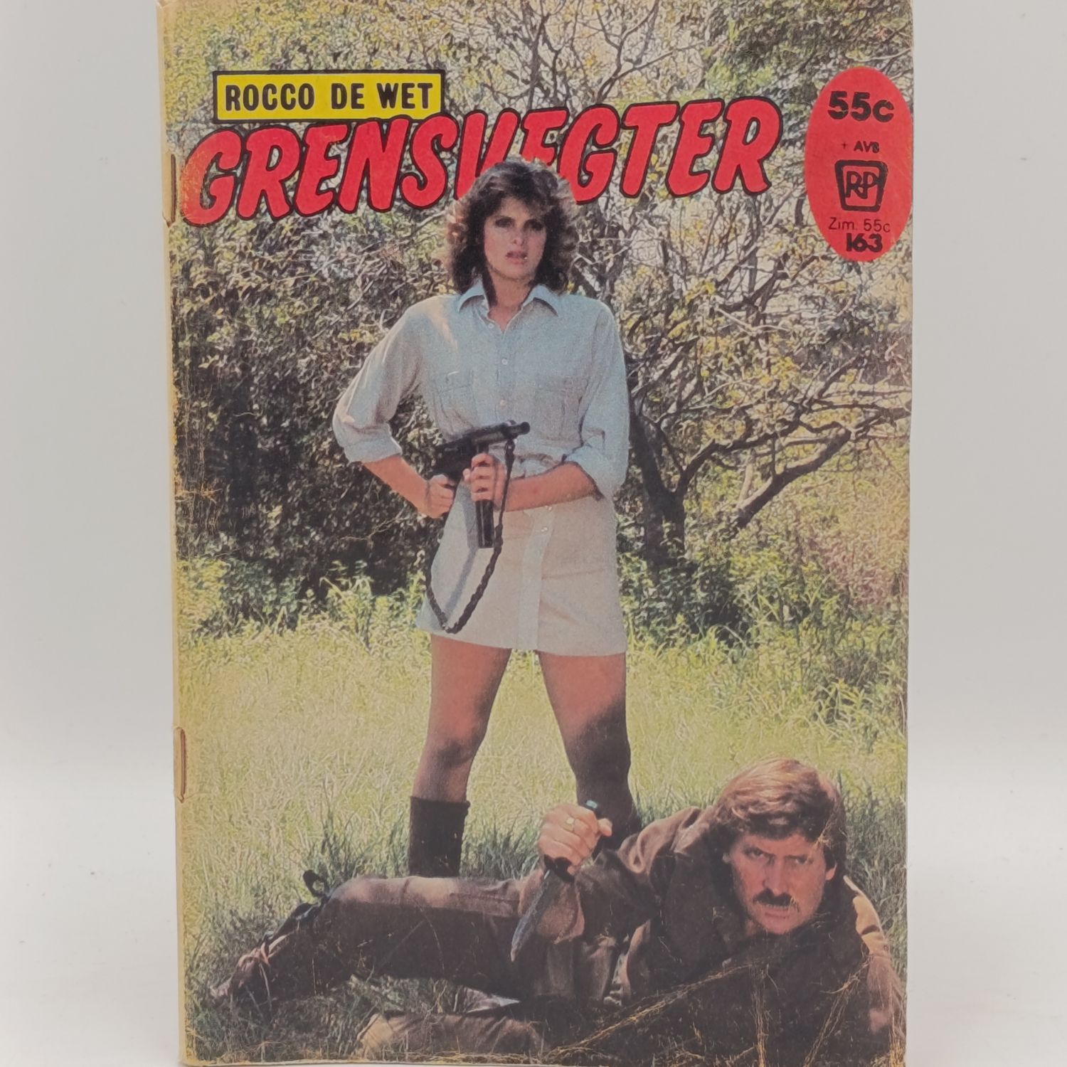 Rocco de Wet Grensvegter no 163 Afrikaans photo comic book