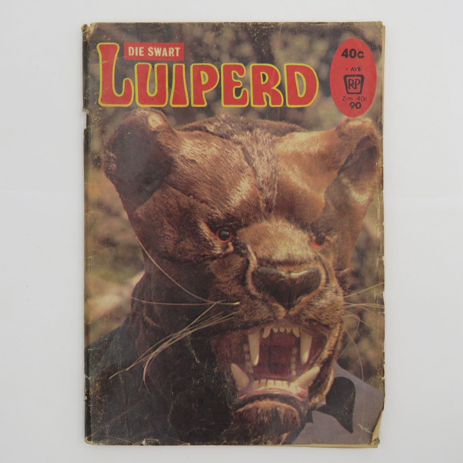 Die swart luiperd no 90 Afrikaans photo comic book