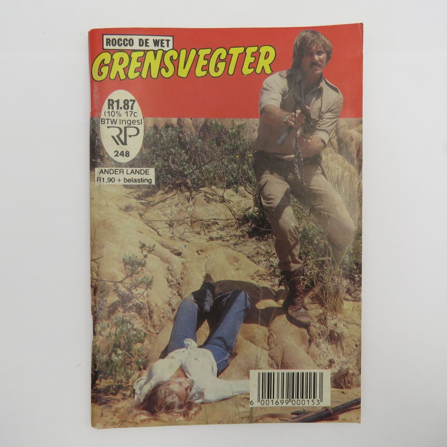 Rocco de Wet Grensregter no 248 - excellent condition Afrikaans photo comic book