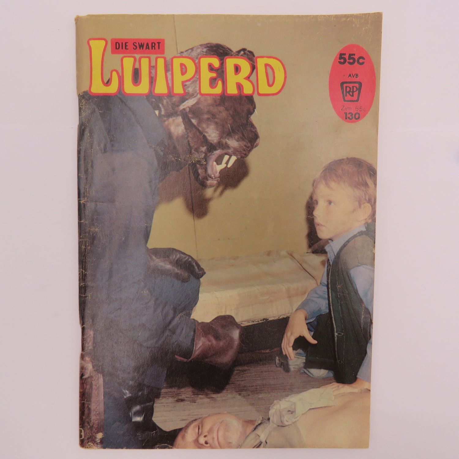 Die Swart Luiperd no 130 Afrikaans photo comic book