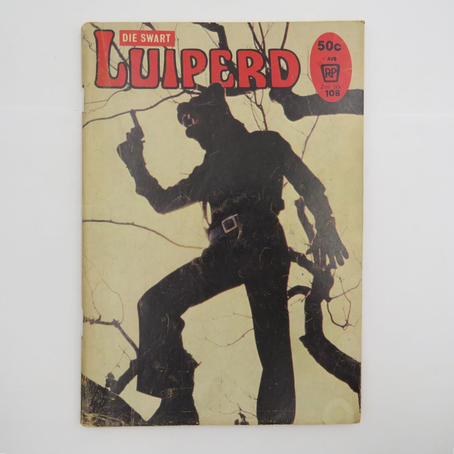 Die Swart Luiperd no 130 Afrikaans photo comic book