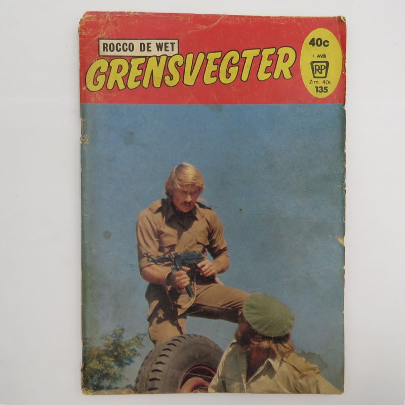 Rocco de Wet Grensregter no 135 Afrikaans photo comic book