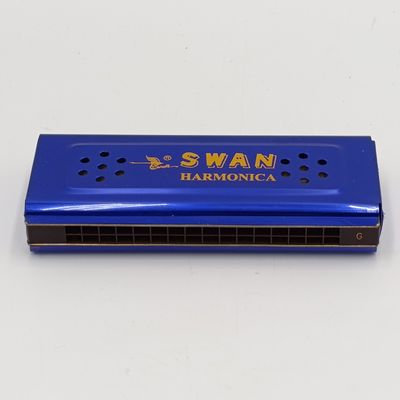 Swan Harmonica 64 hole in box