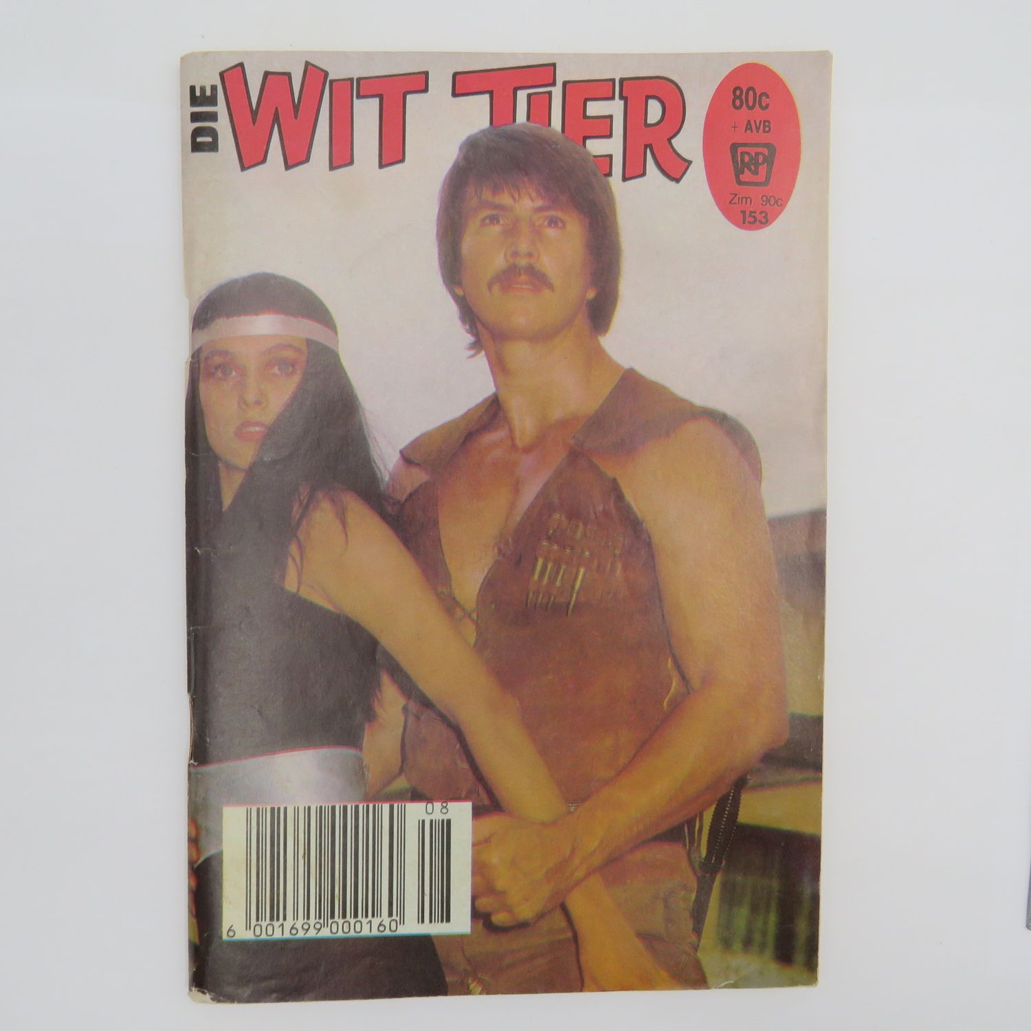 Die Wit Tier no 153 (tier with moustache) Afrikaans photo comic book