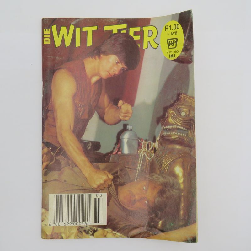 Die Wit Tier no 161 Afrikaans photo comic book