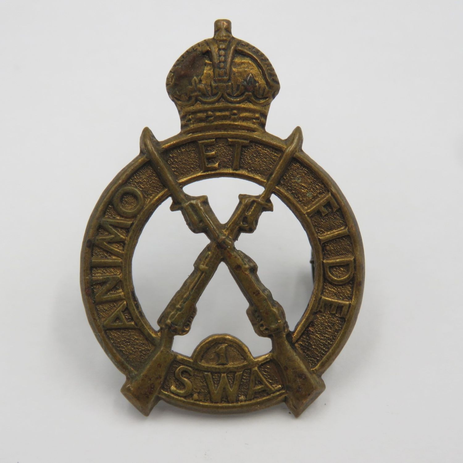 WW2 South West Africa Infantry battalion collar badge