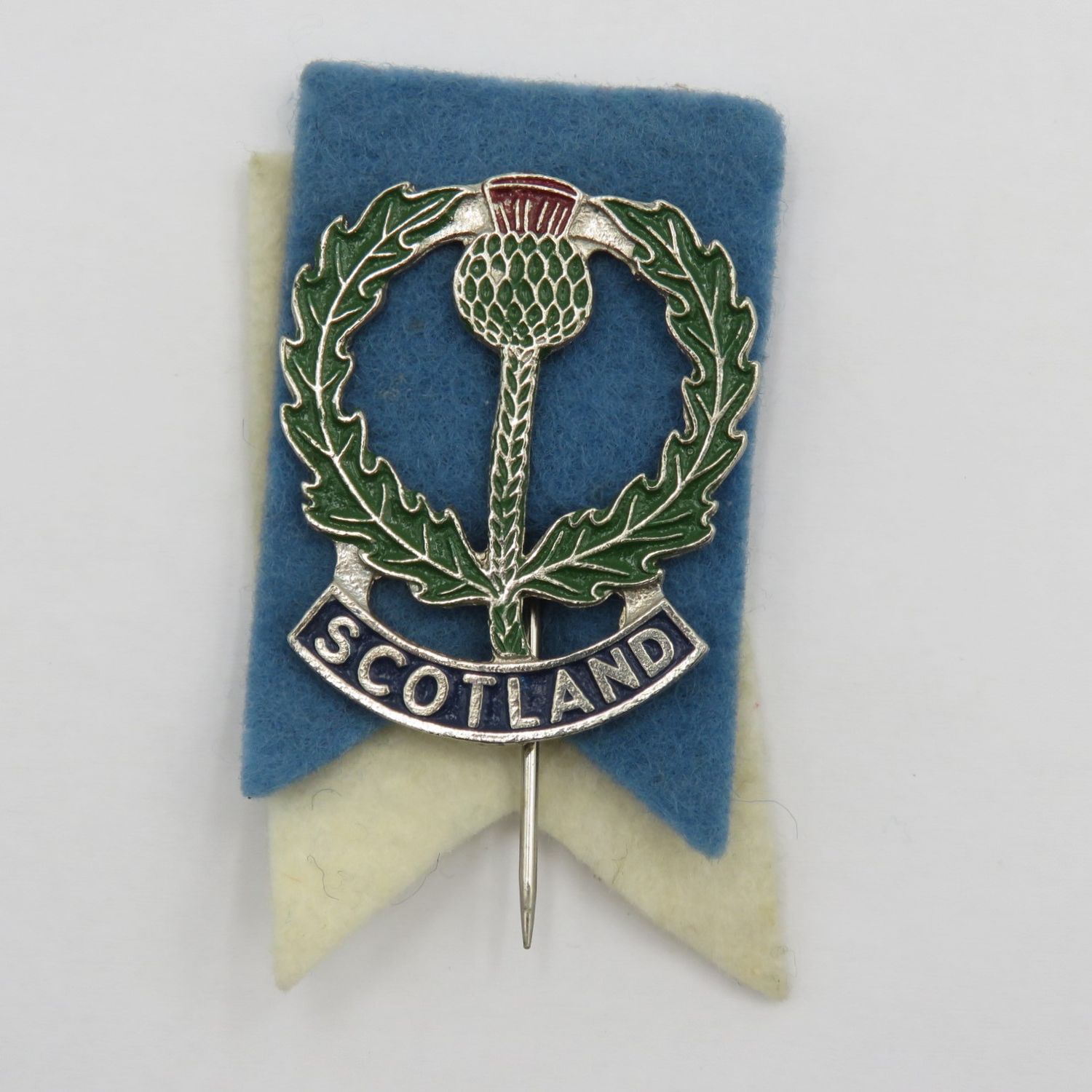 Vintage Scotland Rugby pin badge