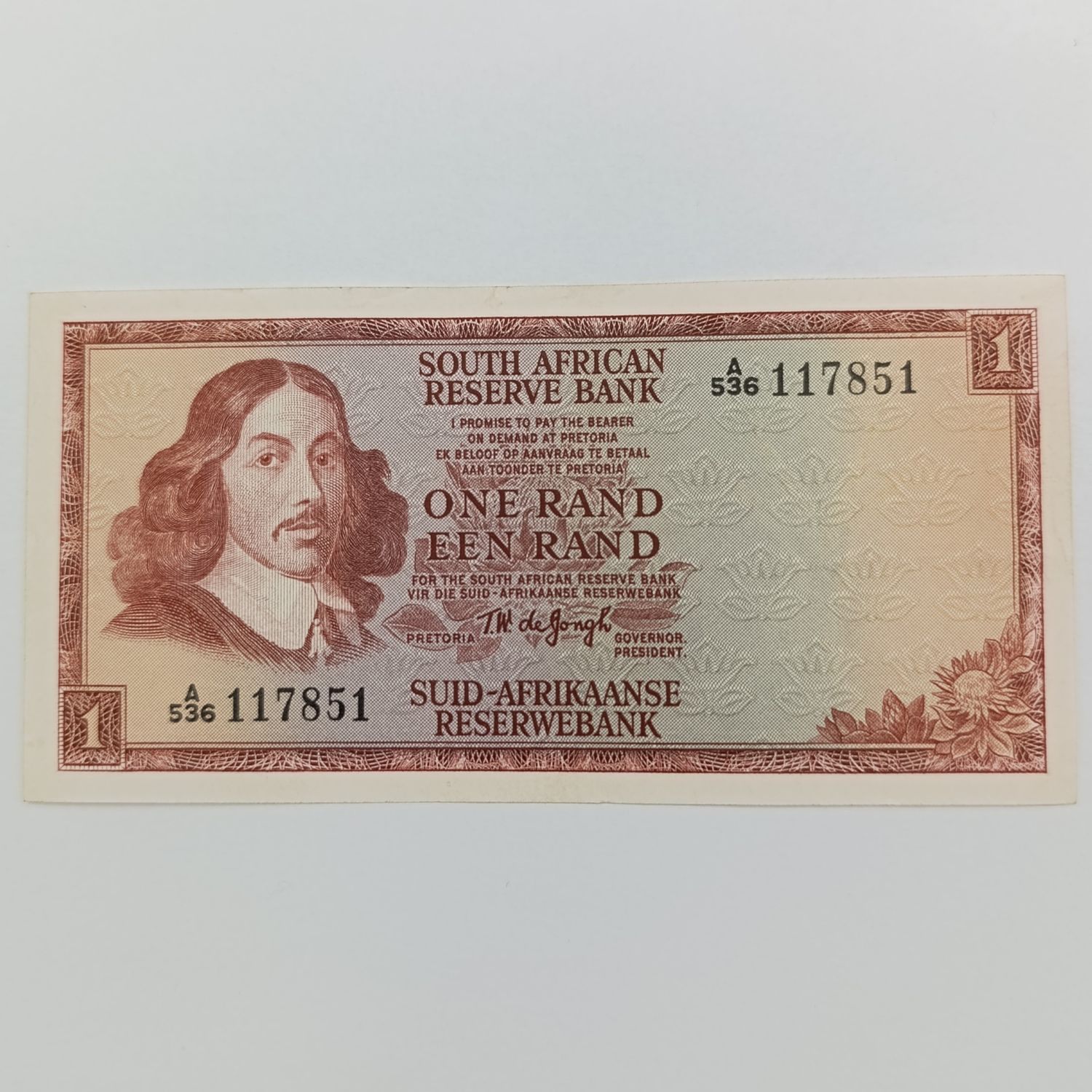 TW de Jongh First Issue 1967 slight dent UNC - A536