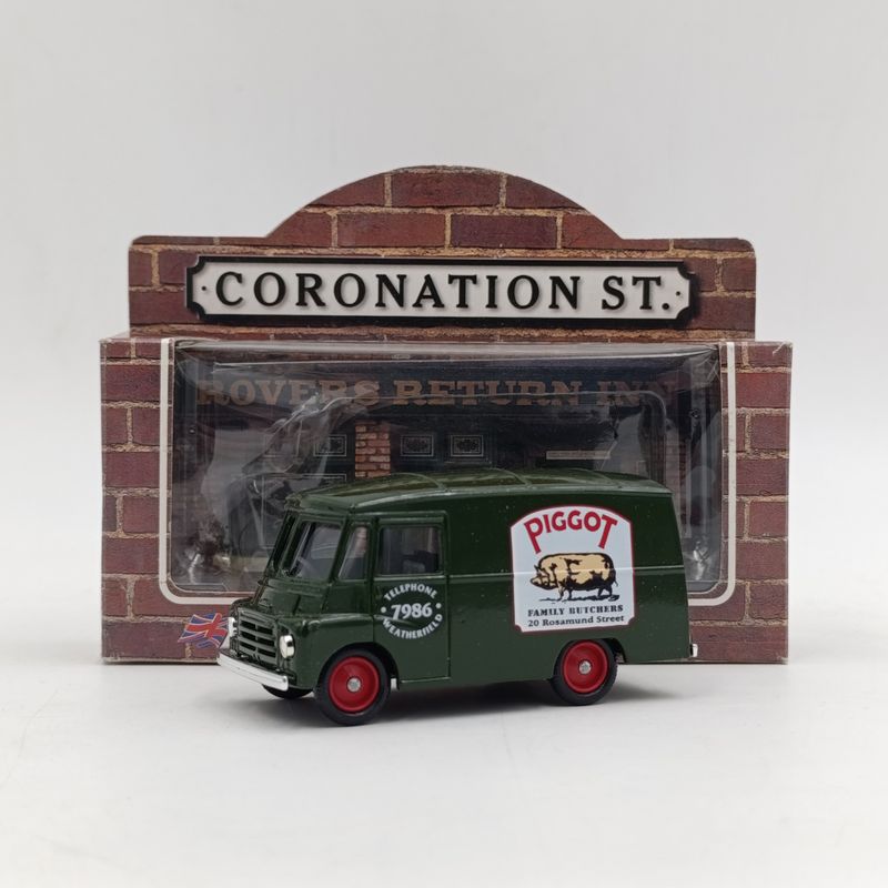 Lledo 1959 Morris LD 150 Piggot family butchers delivery van model car in box