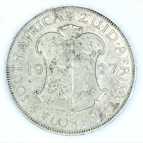 1927 ZAR 1/12 Shilling Half Crown - EF+ book value of R45000 in extra fine