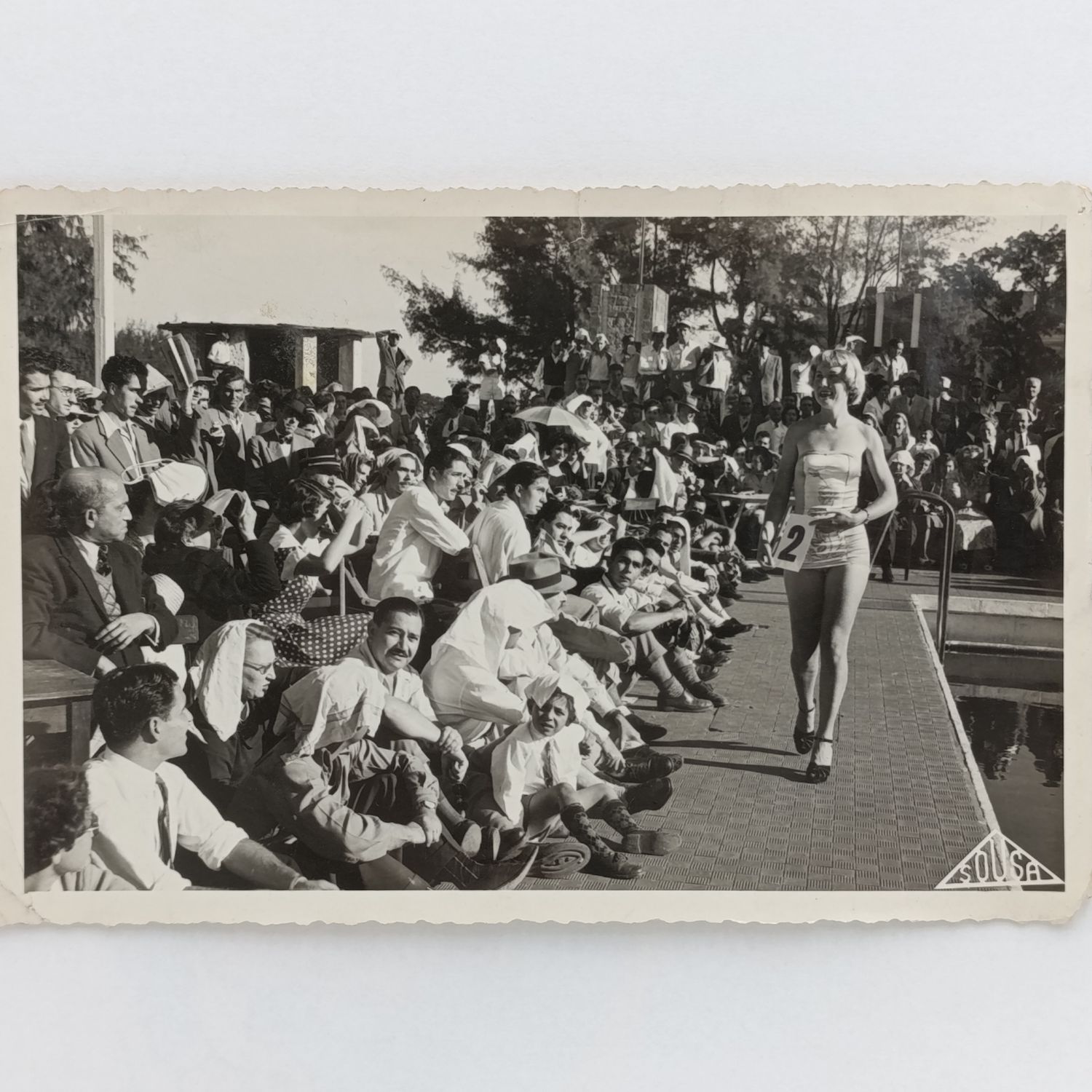 Vintage beauty contest photo - probably Spain/Portugal