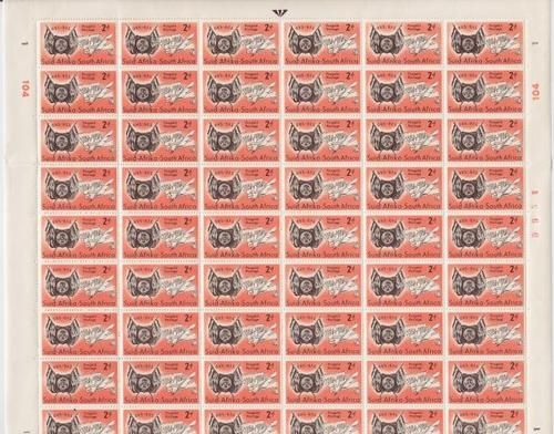 Union of South Africa SACC 148 Full Mint Sheet with 120 Stamps
