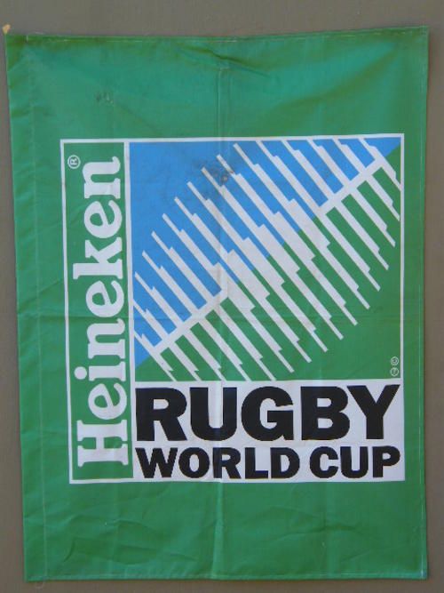 Rugby World Cup 1995 Heineken Banner - 90 cm x 120 cm