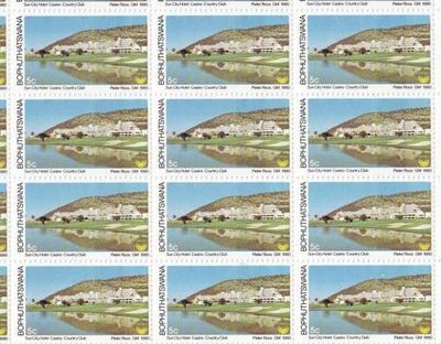 Bophuthatswana - SACC 64-67 Full Sheets mint and used - Tourism