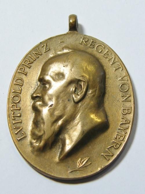German Bavaria 1905 jubilee medal for the army - no ribbon and ring