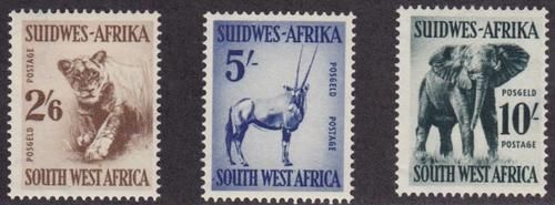SWA - SACC 191 - 193 Mint Hinged stamps