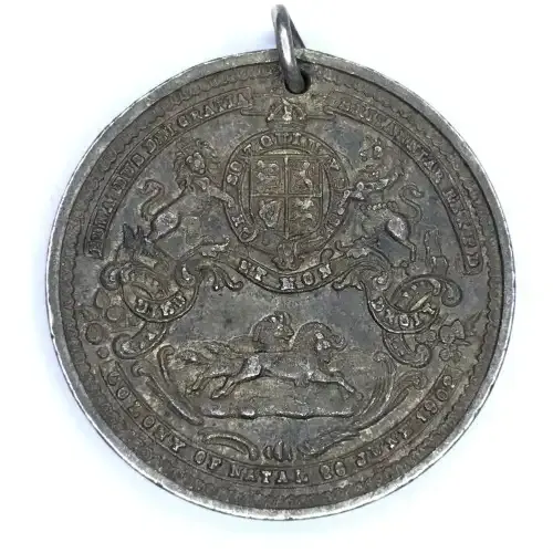 26 June 1902 Coronation medal for Edward 7 - Colony of Natal