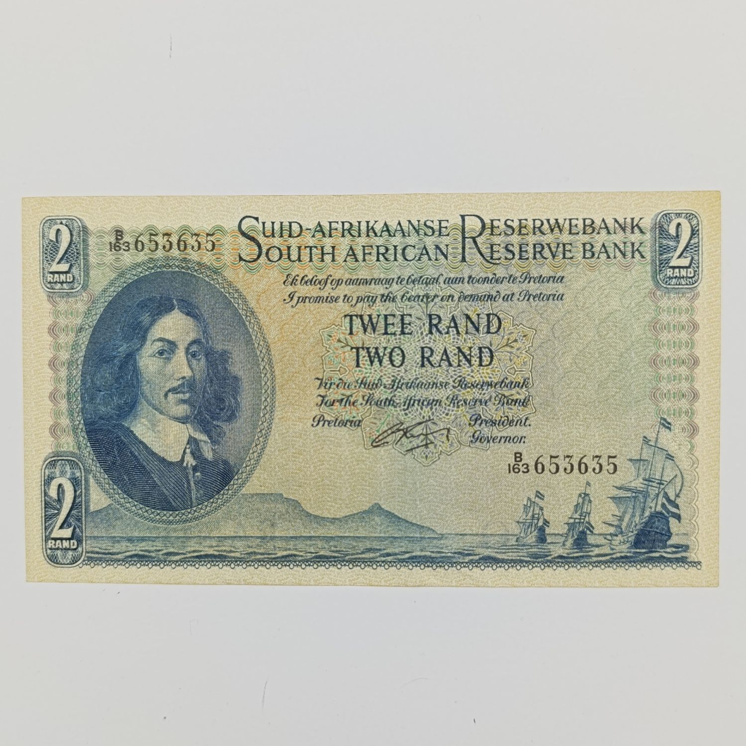 Rissik Only Issue R2 banknote 1962 AU+