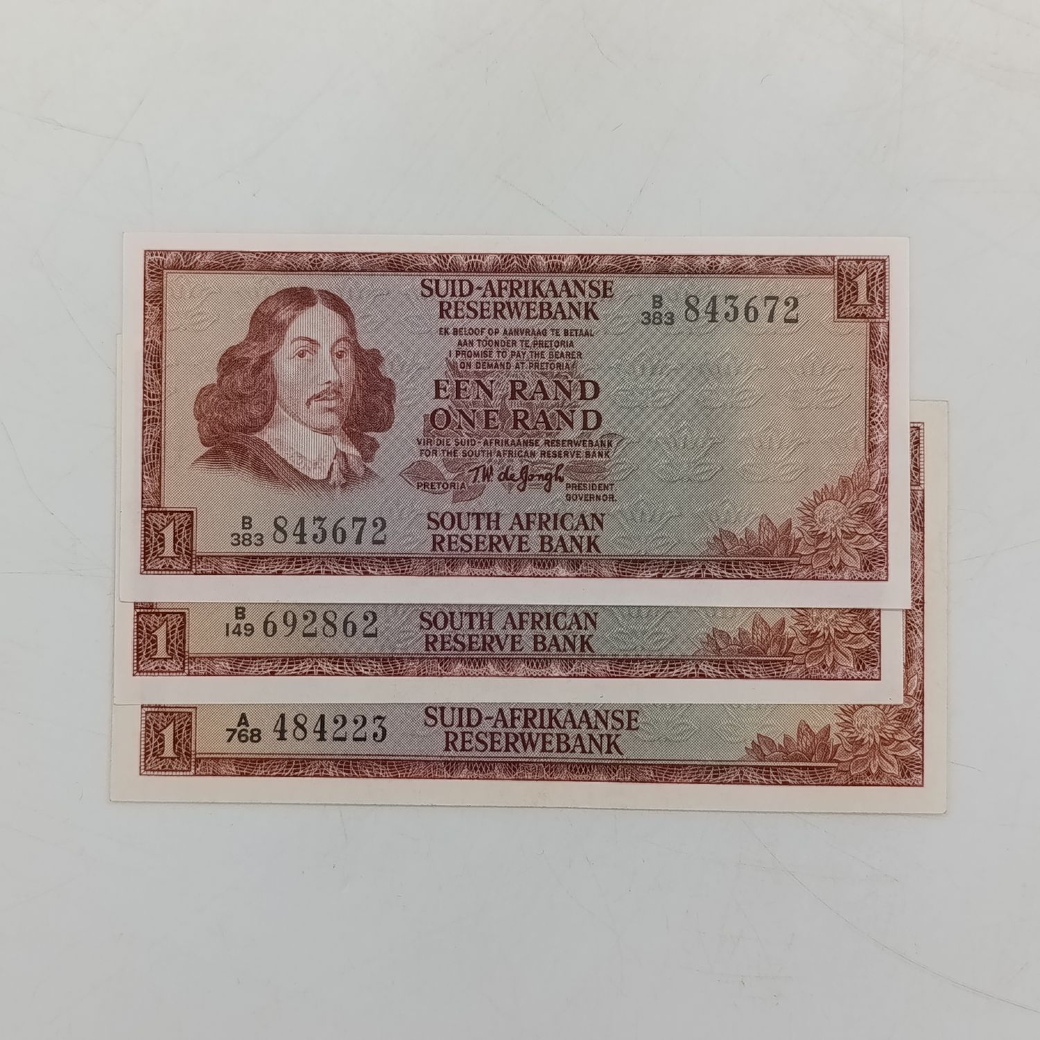 TW de Jongh 1st, 2nd &amp; 3rd Issue banknotes - R1