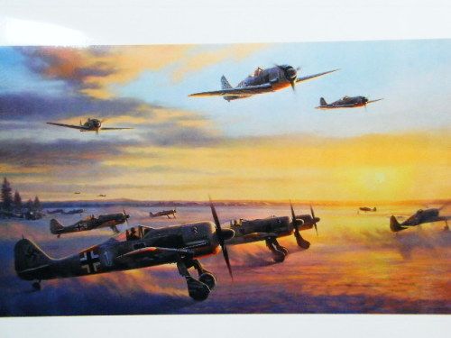 Nicolas Trudgian military aviation art print of German Air Force squadron