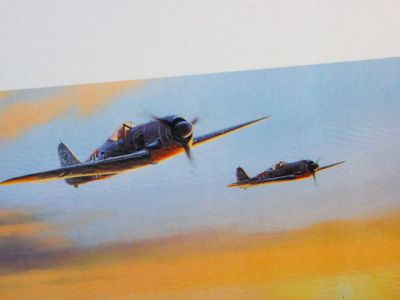 Nicolas Trudgian military aviation art print of German Air Force squadron
