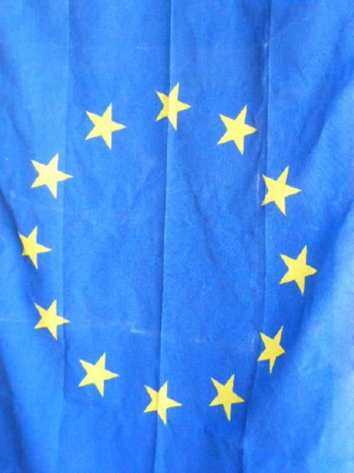 Vintage European Union flag - 170 cm x 110 cm - very good condition