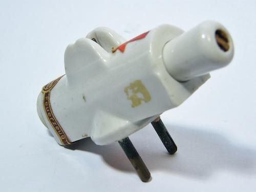 German post WW2 emergency electrical sparking lighter with fuse - made by Stohr - 110V to 220V