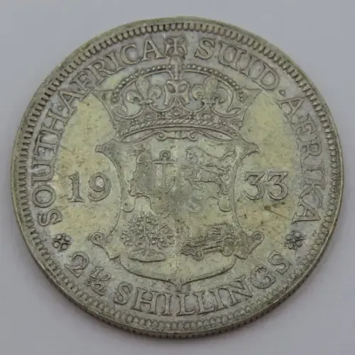 South Africa 1933 half crown EF