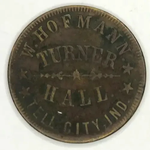 American Token Dating from 1870 Wendal Hofmann (beer brewer)