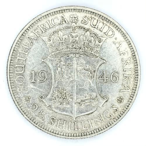 1946 SA Union 2 1/2 Shilling half crown excellent - VF - Very SCARCE
