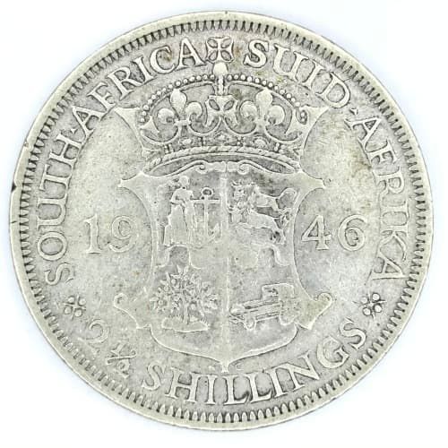1946 SA Union Half Crown - VF - very scarce